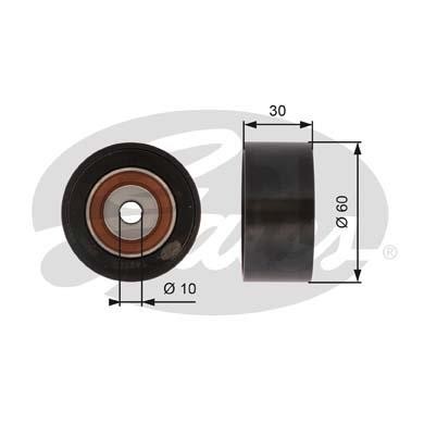 Gates T36620 Deflection/guide pulley, v-ribbed belt T36620: Buy near me in Poland at 2407.PL - Good price!