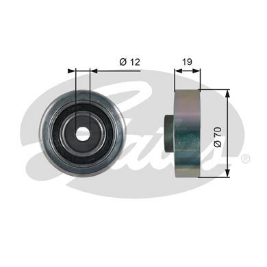 Gates T36278 V-ribbed belt tensioner (drive) roller T36278: Buy near me in Poland at 2407.PL - Good price!