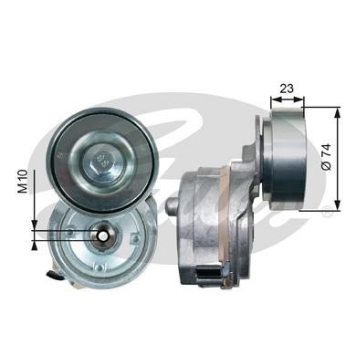 Gates T38719 Tensioner pulley, timing belt T38719: Buy near me in Poland at 2407.PL - Good price!