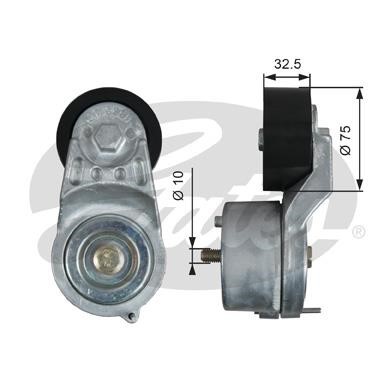 Gates Tensioner pulley, timing belt – price 526 PLN