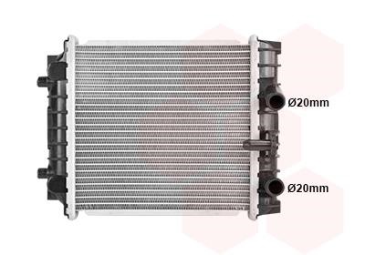 Van Wezel 58012720 Радиатор охлаждения двигателя 58012720: Отличная цена - Купить в Польше на 2407.PL!
