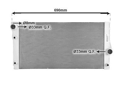 Van Wezel 06012706 Radiator, engine cooling 06012706: Buy near me in Poland at 2407.PL - Good price!