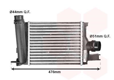 Van Wezel 15004642 Chłodnica powietrza doładowującego (intercooler) 15004642: Dobra cena w Polsce na 2407.PL - Kup Teraz!