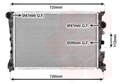 Van Wezel 30002691 Радиатор охлаждения двигателя 30002691: Отличная цена - Купить в Польше на 2407.PL!