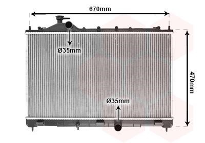 Van Wezel 32012708 Радіатор охолодження двигуна 32012708: Приваблива ціна - Купити у Польщі на 2407.PL!