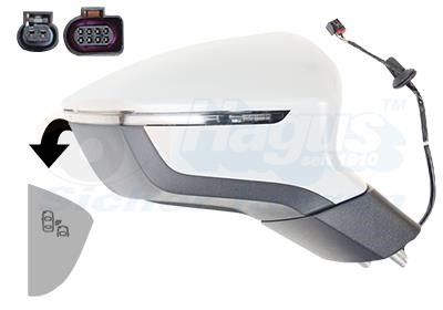 Van Wezel 4929816 Rearview mirror external right 4929816: Buy near me in Poland at 2407.PL - Good price!