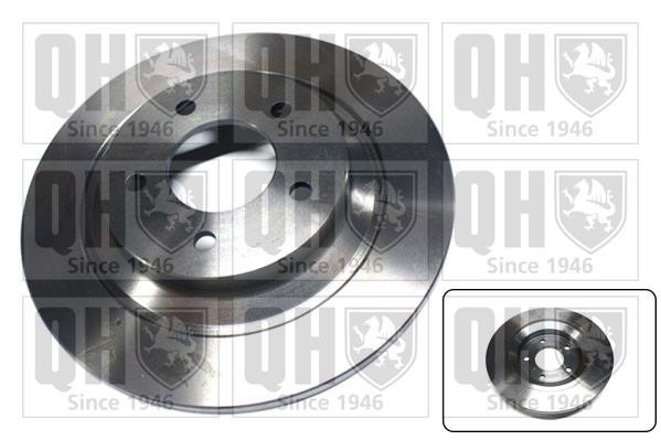 Quinton Hazell BDC5512 Rear brake disc, non-ventilated BDC5512: Buy near me in Poland at 2407.PL - Good price!