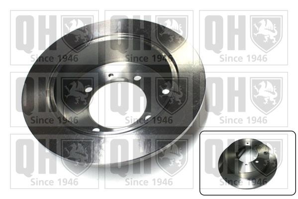 Quinton Hazell BDC4589 Rear brake disc, non-ventilated BDC4589: Buy near me in Poland at 2407.PL - Good price!