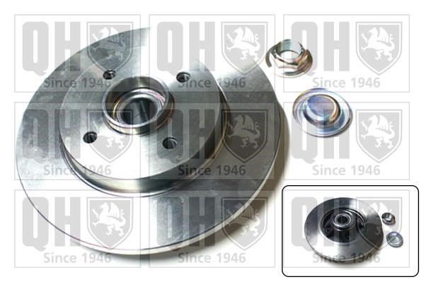 Quinton Hazell BDC5595 Rear brake disc, non-ventilated BDC5595: Buy near me in Poland at 2407.PL - Good price!