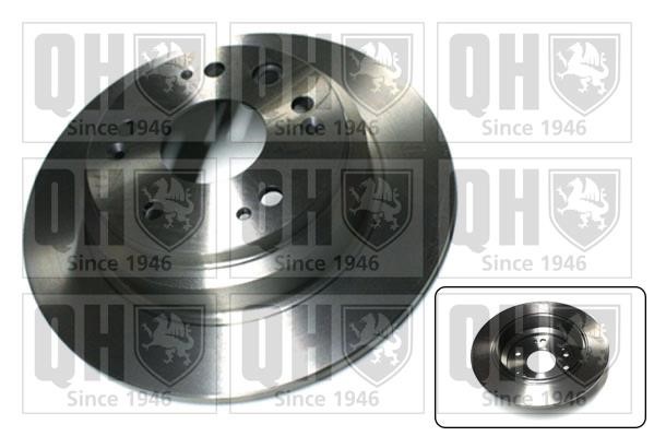 Quinton Hazell BDC5605 Rear brake disc, non-ventilated BDC5605: Buy near me in Poland at 2407.PL - Good price!