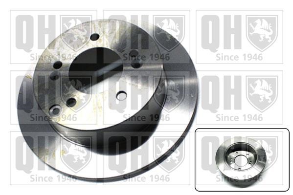 Quinton Hazell BDC5612 Rear brake disc, non-ventilated BDC5612: Buy near me in Poland at 2407.PL - Good price!
