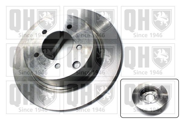 Quinton Hazell BDC6052 Rear brake disc, non-ventilated BDC6052: Buy near me at 2407.PL in Poland at an Affordable price!