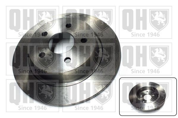 Quinton Hazell BDC6055 Rear brake disc, non-ventilated BDC6055: Buy near me in Poland at 2407.PL - Good price!