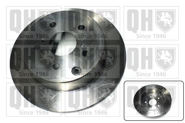 Quinton Hazell BDC5881 Rear brake disc, non-ventilated BDC5881: Buy near me in Poland at 2407.PL - Good price!