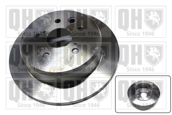 Quinton Hazell BDC5889 Rear brake disc, non-ventilated BDC5889: Buy near me in Poland at 2407.PL - Good price!