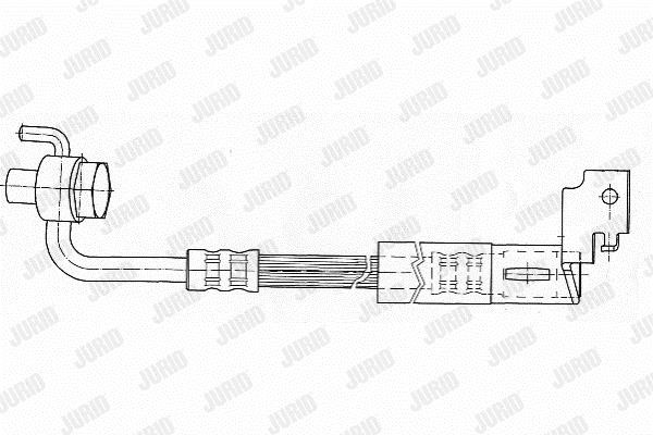 Jurid/Bendix 172457J Гальмівний шланг 172457J: Приваблива ціна - Купити у Польщі на 2407.PL!