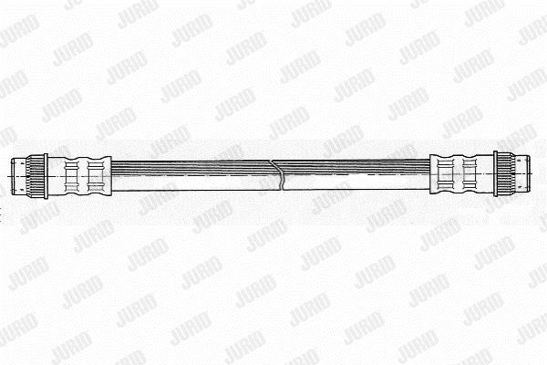 Jurid/Bendix 172466J Bremsschlauch 172466J: Kaufen Sie zu einem guten Preis in Polen bei 2407.PL!