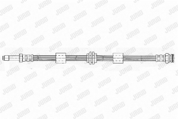 Jurid/Bendix 172484J Bremsschlauch 172484J: Kaufen Sie zu einem guten Preis in Polen bei 2407.PL!