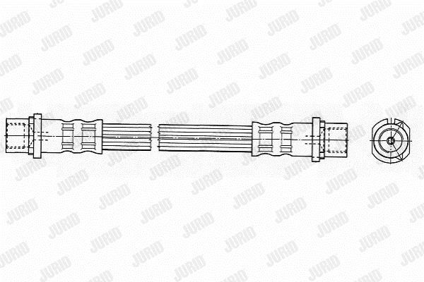 Jurid/Bendix 172563J Przewód hamulcowy elastyczny 172563J: Dobra cena w Polsce na 2407.PL - Kup Teraz!