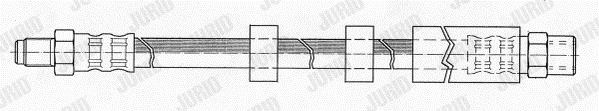 Jurid/Bendix 172574J Тормозной шланг 172574J: Отличная цена - Купить в Польше на 2407.PL!