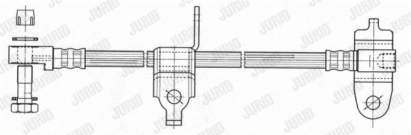 Jurid/Bendix 172907J Тормозной шланг 172907J: Купить в Польше - Отличная цена на 2407.PL!