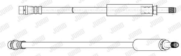 Jurid/Bendix 173312J Bremsschlauch 173312J: Kaufen Sie zu einem guten Preis in Polen bei 2407.PL!