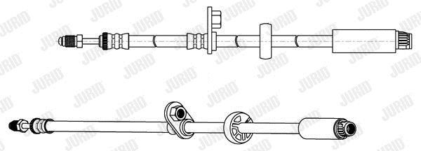 Jurid/Bendix 173103J Тормозной шланг 173103J: Отличная цена - Купить в Польше на 2407.PL!