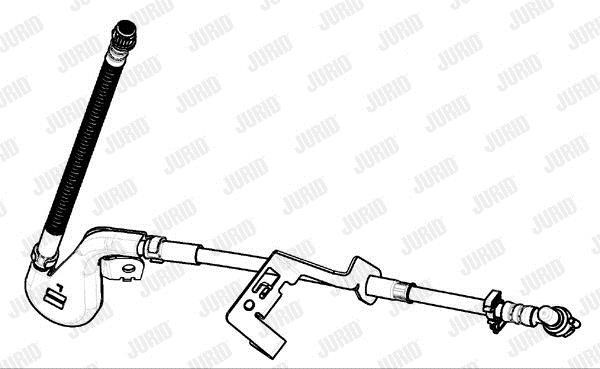 Jurid/Bendix 173127J Гальмівний шланг 173127J: Приваблива ціна - Купити у Польщі на 2407.PL!