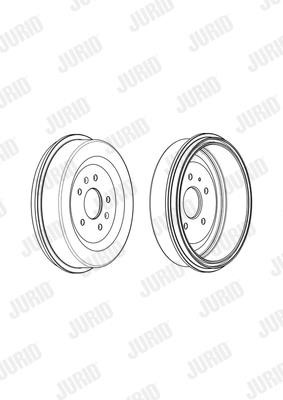 Jurid/Bendix 329268J Bęben hamulca tylny 329268J: Dobra cena w Polsce na 2407.PL - Kup Teraz!