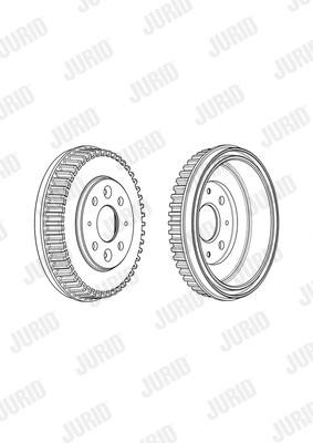 Jurid/Bendix 329336J Rear brake drum 329336J: Buy near me in Poland at 2407.PL - Good price!