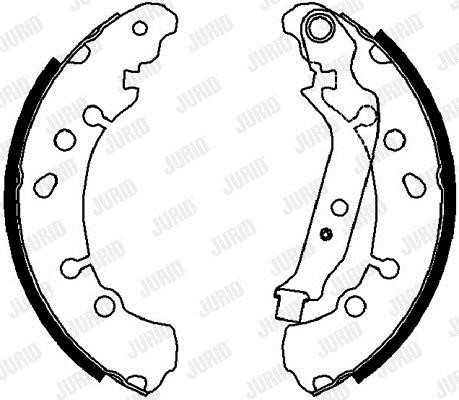 Jurid/Bendix 362477J Brake shoe set 362477J: Buy near me in Poland at 2407.PL - Good price!