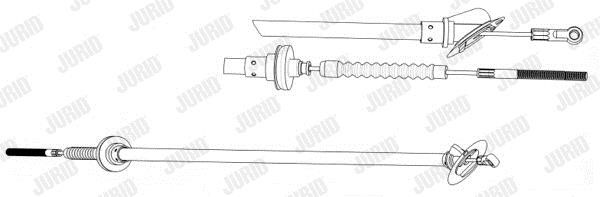 Jurid/Bendix 421091J Clutch cable 421091J: Buy near me in Poland at 2407.PL - Good price!