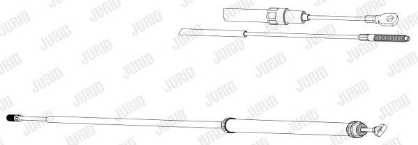 Jurid/Bendix 432013J Cable Pull, parking brake 432013J: Buy near me at 2407.PL in Poland at an Affordable price!