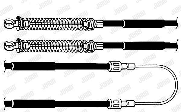 Jurid/Bendix 432044J Cable Pull, parking brake 432044J: Buy near me in Poland at 2407.PL - Good price!