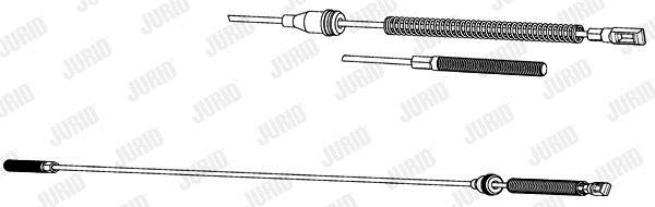 Jurid/Bendix 432121J Parking brake cable, right 432121J: Buy near me in Poland at 2407.PL - Good price!