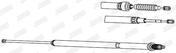 Jurid/Bendix 432729J Cable Pull, parking brake 432729J: Buy near me at 2407.PL in Poland at an Affordable price!