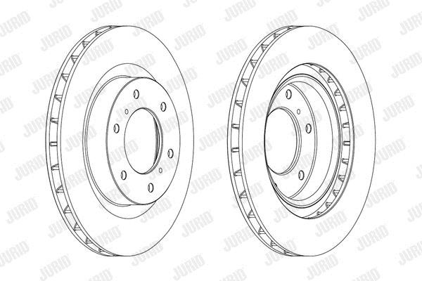 Jurid/Bendix 562913JC Диск гальмівний передній вентильований 562913JC: Приваблива ціна - Купити у Польщі на 2407.PL!