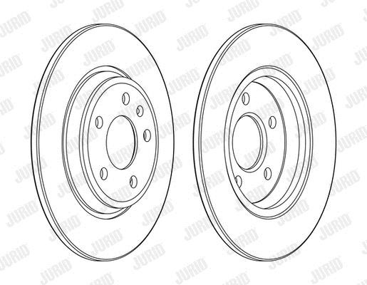 Jurid/Bendix 563177JC Brake disk 563177JC: Buy near me in Poland at 2407.PL - Good price!