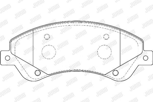 Jurid/Bendix 573276D Гальмівні колодки, комплект 573276D: Приваблива ціна - Купити у Польщі на 2407.PL!