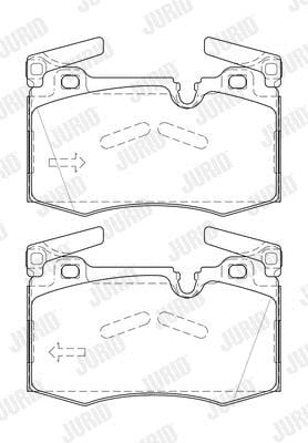 Jurid/Bendix 573423J Brake Pad Set, disc brake 573423J: Buy near me in Poland at 2407.PL - Good price!