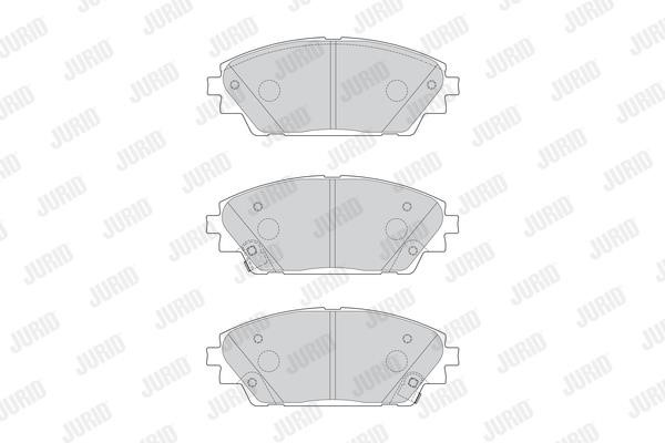 Brake Pad Set, disc brake Jurid&#x2F;Bendix 573611J