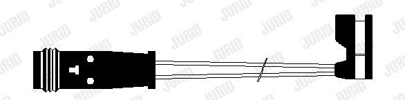 Jurid/Bendix 581404 Датчик износа тормозных колодок 581404: Отличная цена - Купить в Польше на 2407.PL!
