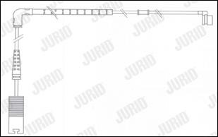 Jurid/Bendix 581414 Czujnik zużycia klocków hamulcowych 581414: Dobra cena w Polsce na 2407.PL - Kup Teraz!