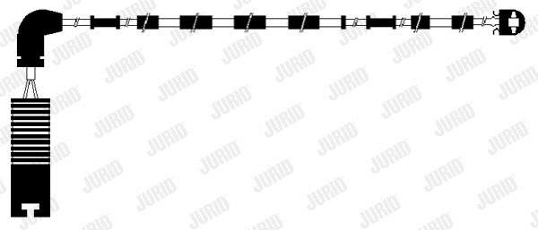Jurid/Bendix 581423 Датчик износа тормозных колодок 581423: Отличная цена - Купить в Польше на 2407.PL!