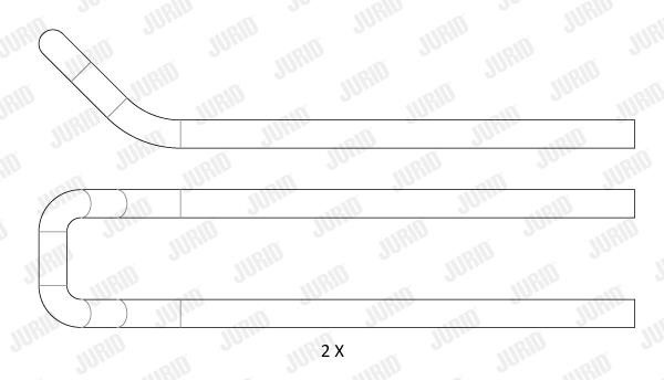 Jurid/Bendix FAC176 Комплект монтажный тормозных колодок FAC176: Отличная цена - Купить в Польше на 2407.PL!