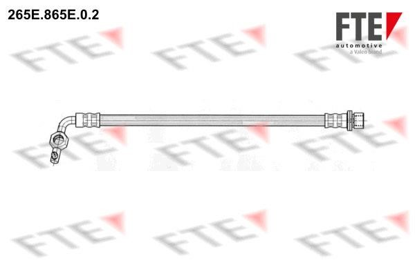 FTE 265E865E02 Тормозной шланг 265E865E02: Отличная цена - Купить в Польше на 2407.PL!