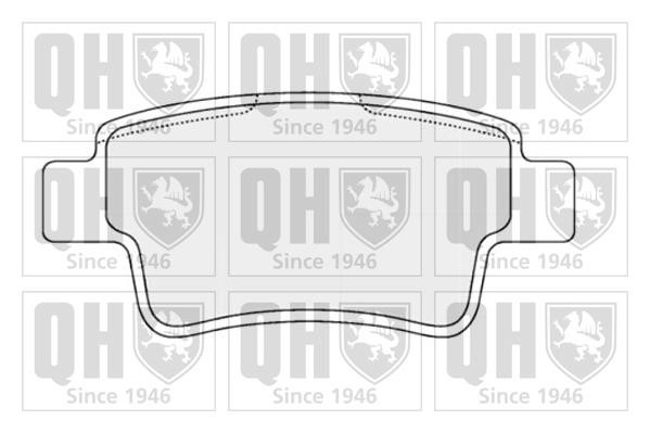 Quinton Hazell BP1549 Brake Pad Set, disc brake BP1549: Buy near me in Poland at 2407.PL - Good price!