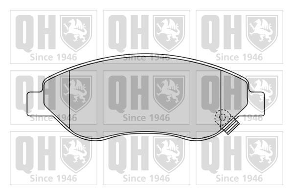 Quinton Hazell BP1552 Brake Pad Set, disc brake BP1552: Buy near me in Poland at 2407.PL - Good price!