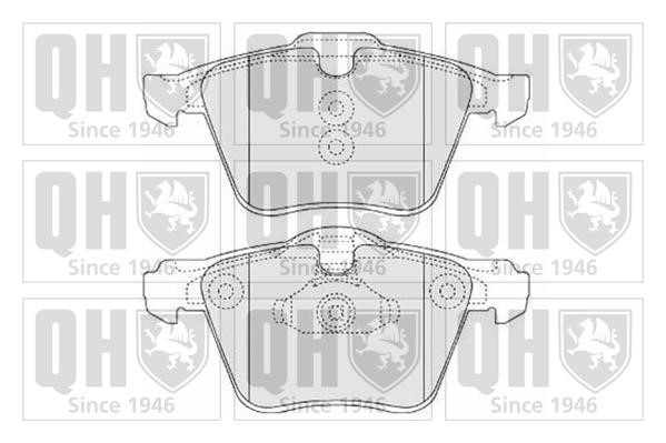 Quinton Hazell BP1559 Brake Pad Set, disc brake BP1559: Buy near me in Poland at 2407.PL - Good price!