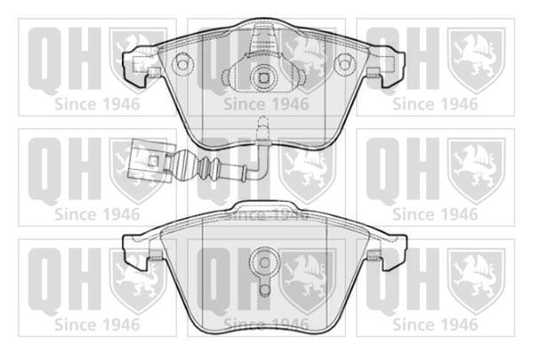 Quinton Hazell BP1564 Brake Pad Set, disc brake BP1564: Buy near me in Poland at 2407.PL - Good price!